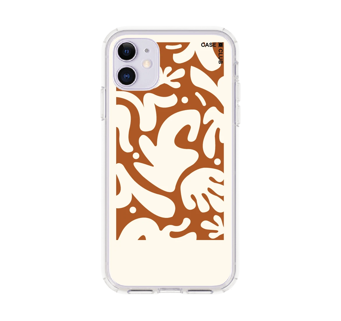 ดอกไม้มินิมอลสีน้ำตาล